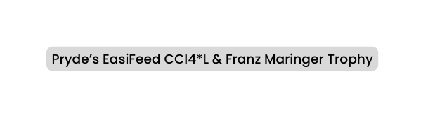 Pryde s EasiFeed CCI4 L Franz Maringer Trophy